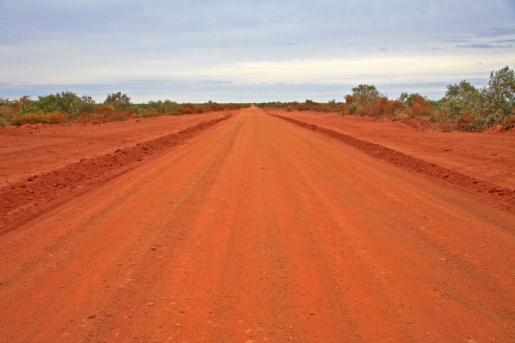 Red dirt road in the Australian outback